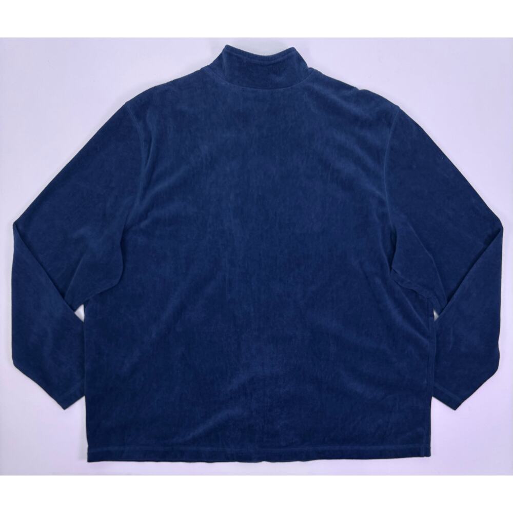 Koret Woman Blue Embroidered Corduroy Zip-Up Jacket Size 2X - Picture 6 of 9